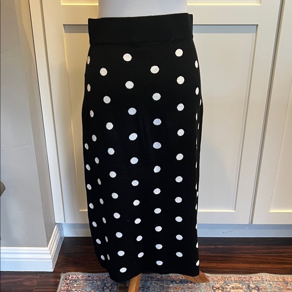 Victor Glemaud Black and White Dot Pencil Skirt Size S - Picture 6 of 8